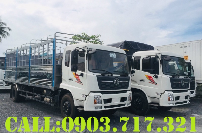 Xe tải DongFeng 8 tấn thùng 9.5m mẫu mới 2020. Xe tải DongFeng 8 tấn thùng 9.5m Hoàng Huy nhập khẩu 2020.