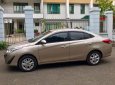 Cần bán Toyota Vios E 2019, màu vàng cát, bản E, 7 túi khí, chạy 2800km