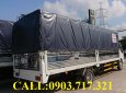 Chuyên bán xe tải Isuzu Vĩnh Phát VM 1T9 thùng mui bạt dài 6m2