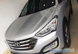 Bán ô tô Hyundai Santa Fe CRDi đời 2014, màu bạc giá 1 tỷ 285 tr tại Hà Nội