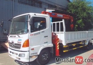 Bán xe tải cẩu Hino FC 9JLSW 10,4 tấn 2016 với giá ưu đãi giá 770 triệu tại Tp.HCM