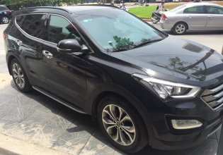 Bán xe Hyundai Santa Fe 2.2 CRDI đời 2015, màu đen, nhập khẩu giá 1 tỷ 260 tr tại Hà Nội