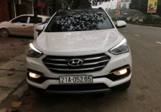 Bán ô tô Hyundai Santa Fe 2.4 AT đời 2017, màu trắng giá 1 tỷ 120 tr tại Yên Bái