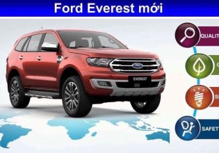 Bán Ford Everest 2.0 Turbo bản Trend sản xuất 2018, màu đỏ, nhập khẩu nguyên chiếc, LH 0974286009 giá 1 tỷ 112 tr tại Điện Biên