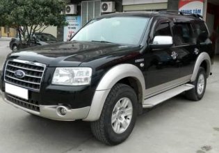Cần bán gấp Ford Everest sản xuất 2008, màu đen, nhập khẩu nguyên chiếc giá 330 triệu tại Trà Vinh