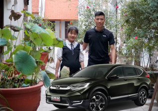 Bán xe Honda CR-V bản G màu xanh, sản xuất 2019 - khuyến mại đặc biệt - duy nhất 2 xe giá 1 tỷ 23 tr tại Bắc Ninh