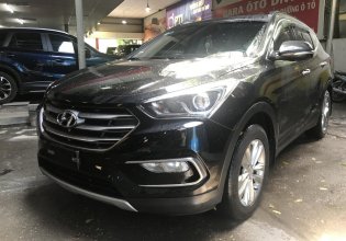 Cần bán Hyundai Santa Fe 2.4 đời 2017, màu đen giá 858 triệu tại Hà Nội