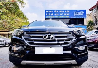 Bán Hyundai Santa Fe 2.4 đời 2018, màu đen giá 999 triệu tại Hà Nội