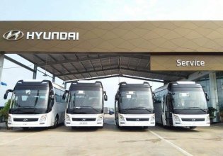 Dòng xe Hyundai Universe 47 chỗ, sản xuất năm 2019, màu trắng giá 3 tỷ 50 tr tại Khánh Hòa