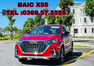 [Phân phối chính hãng] BAIC X55 2021 nhập khẩu nguyên chiếc, bảo hành 3 năm, hỗ trợ 80% giá trị xe, có sẵn giao ngay giá 508 triệu tại Hà Nội