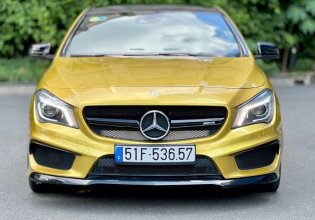 Xe Mercedes CLA45 sản xuất 2015, màu vàng, nhập khẩu nguyên chiếc giá 1 tỷ 119 tr tại Tp.HCM