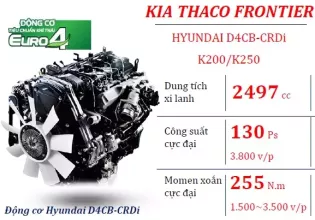 BÁN NHANH xe tải KIA FRONTIER (K200S, K200, K250, K250L) sản xuất 2023 giá 370 triệu tại Đồng Nai