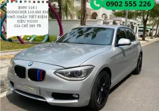Cần bán xe BMW 116i 2014 , màu bạc, nhập khẩu nguyên chiếc, giá 395tr giá 395 triệu tại Tp.HCM