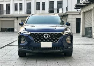 Cần bán xe Hyundai Santa Fe 2.4L 4X4 Premium đời 2020, màu xanh lam, xe nhập giá 865 triệu tại Tp.HCM
