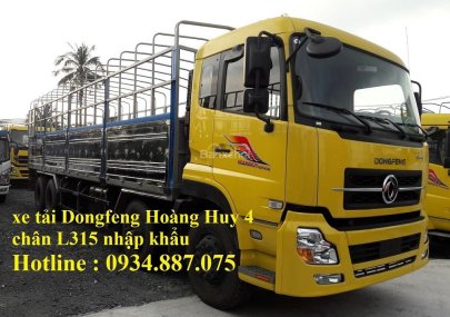 Bán xe tải Dongfeng 4 chân 17.9 tấn, nhập khẩu, thùng dài 9.5 mét