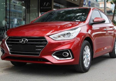 Bán xe Hyundai Accent 1.4AT bản tiêu chuẩn, đời 2019, màu đỏ, số tự động